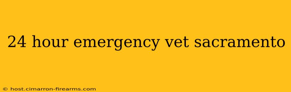 24 hour emergency vet sacramento