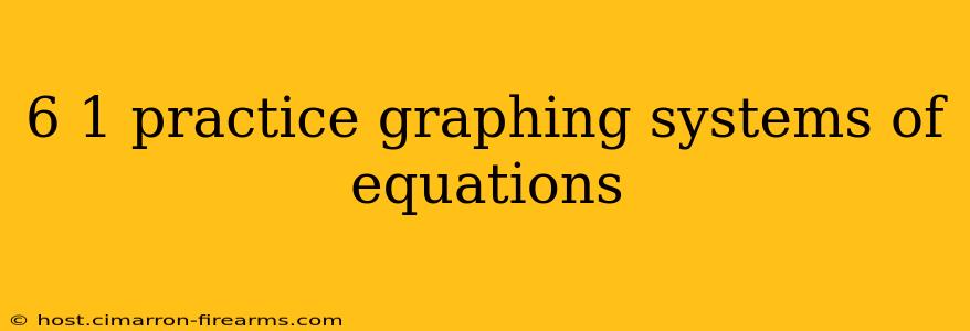 6 1 practice graphing systems of equations