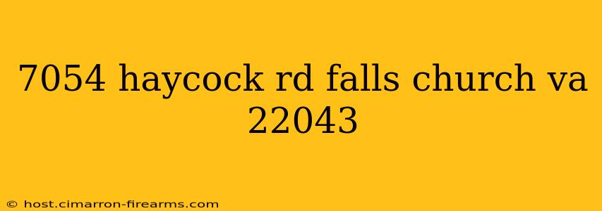 7054 haycock rd falls church va 22043