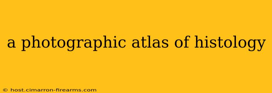 a photographic atlas of histology