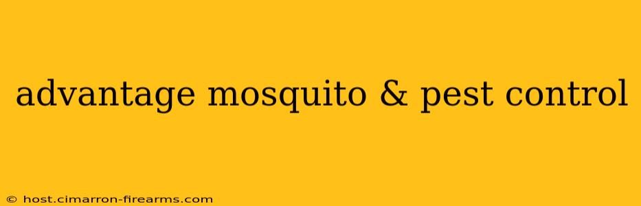 advantage mosquito & pest control