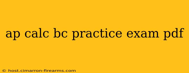 ap calc bc practice exam pdf