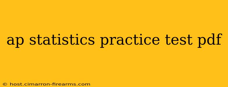 ap statistics practice test pdf