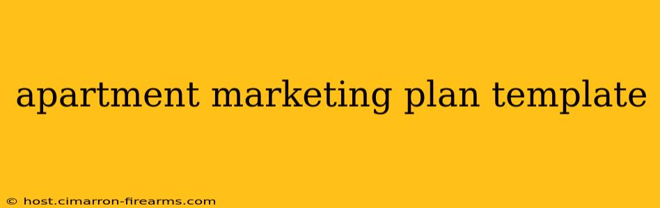 apartment marketing plan template