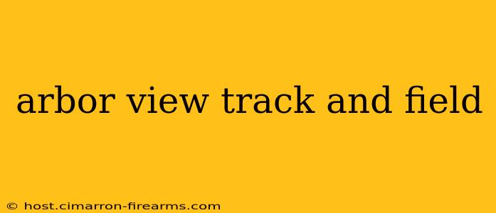 arbor view track and field