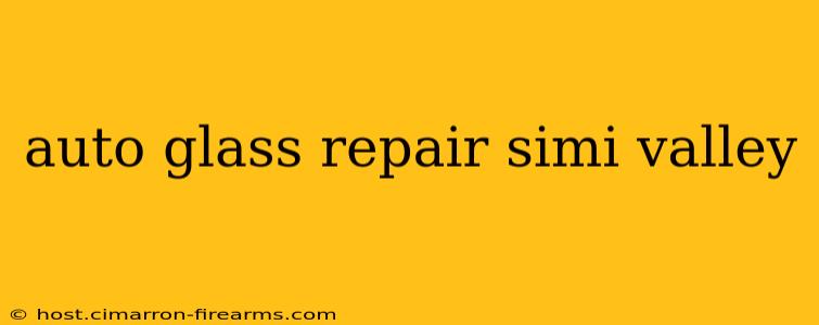 auto glass repair simi valley