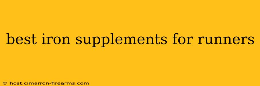 best iron supplements for runners