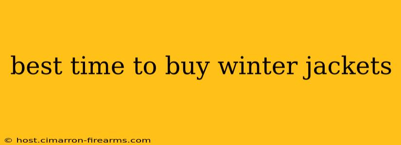 best time to buy winter jackets