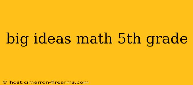 big ideas math 5th grade