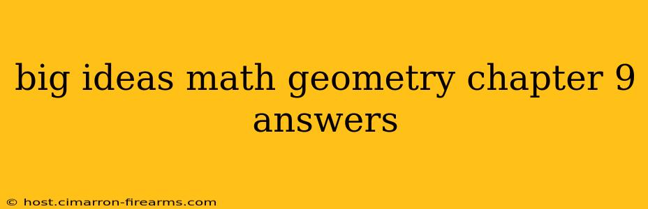 big ideas math geometry chapter 9 answers