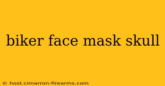 biker face mask skull