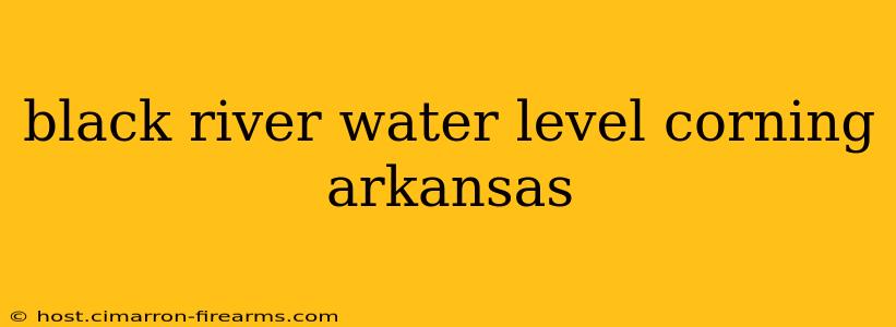 black river water level corning arkansas