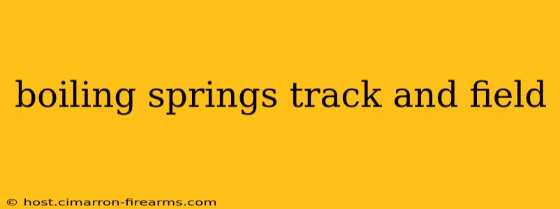 boiling springs track and field