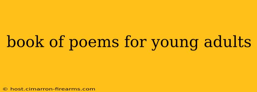 book of poems for young adults