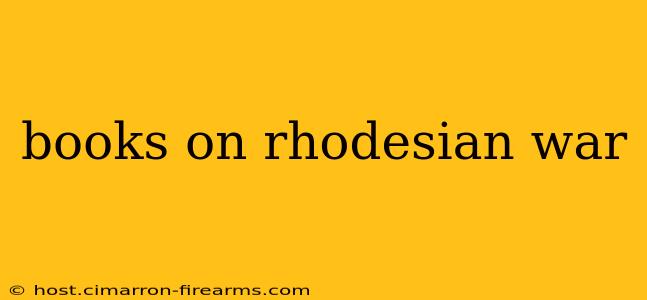 books on rhodesian war