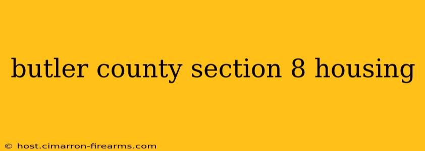 butler county section 8 housing