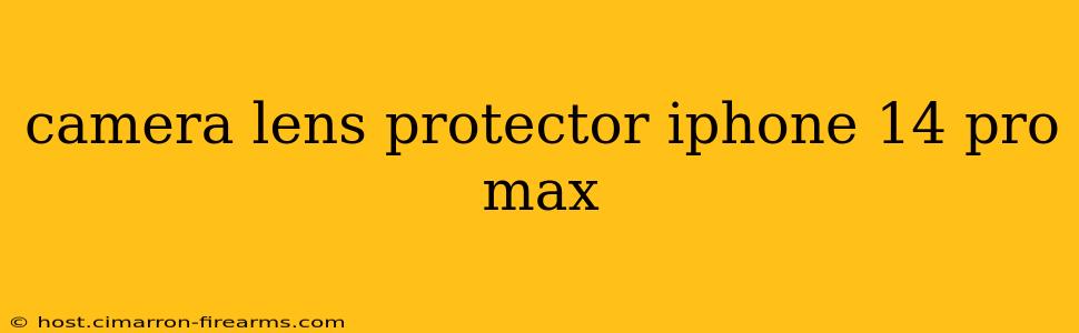 camera lens protector iphone 14 pro max