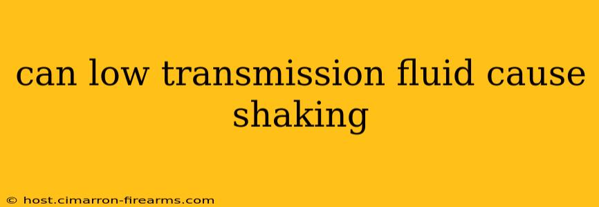 can low transmission fluid cause shaking