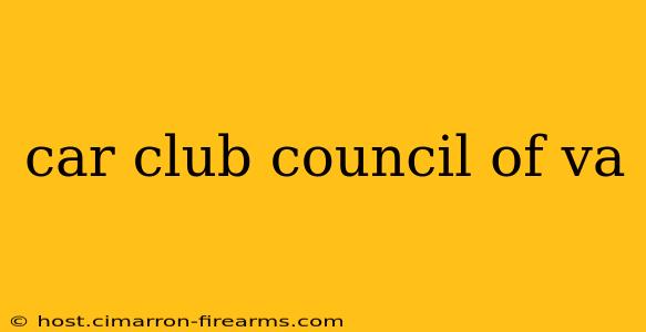 car club council of va