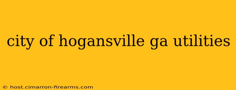 city of hogansville ga utilities