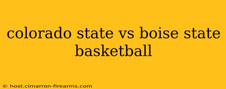 colorado state vs boise state basketball