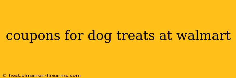 coupons for dog treats at walmart