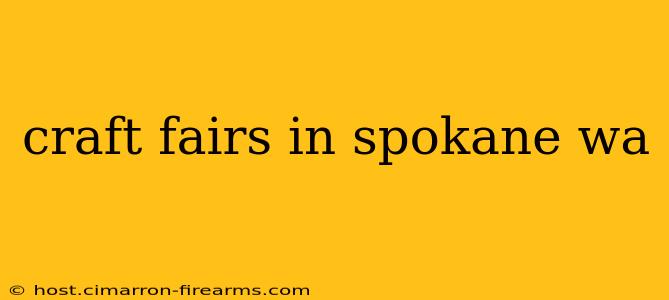 craft fairs in spokane wa