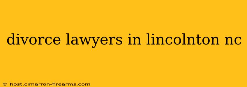 divorce lawyers in lincolnton nc