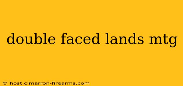 double faced lands mtg