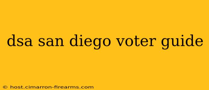 dsa san diego voter guide