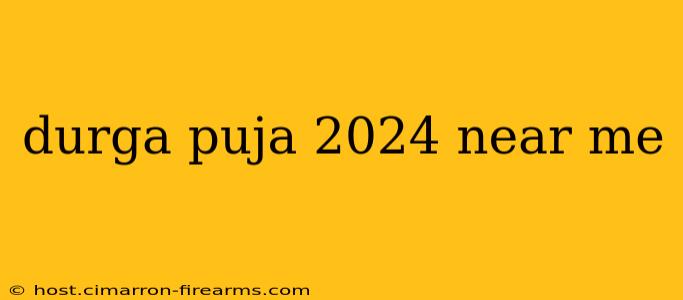 durga puja 2024 near me