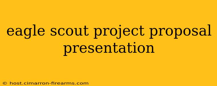 eagle scout project proposal presentation