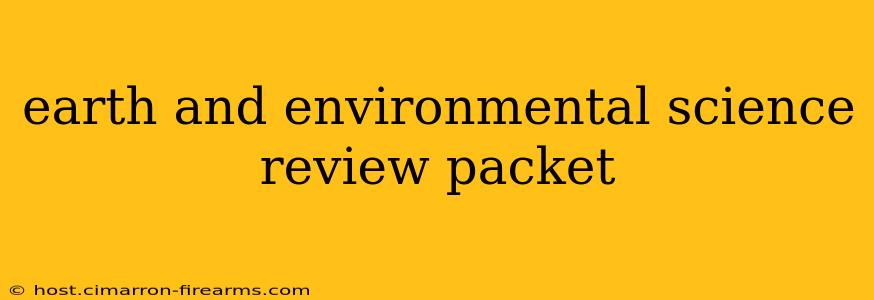 earth and environmental science review packet