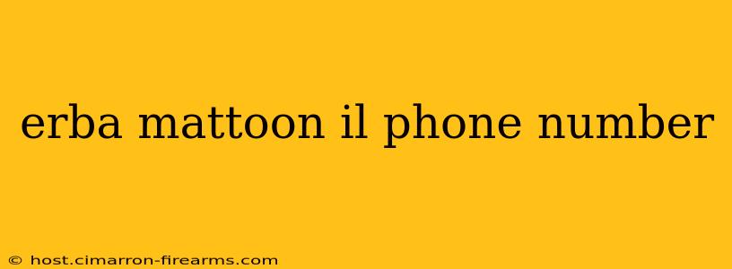 erba mattoon il phone number