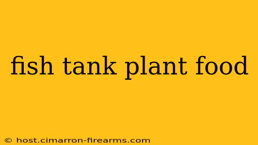 fish tank plant food