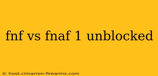 fnf vs fnaf 1 unblocked