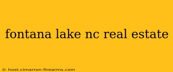 fontana lake nc real estate