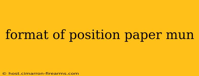 format of position paper mun