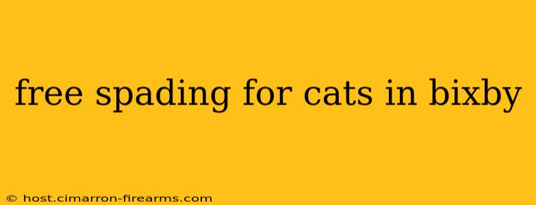 free spading for cats in bixby