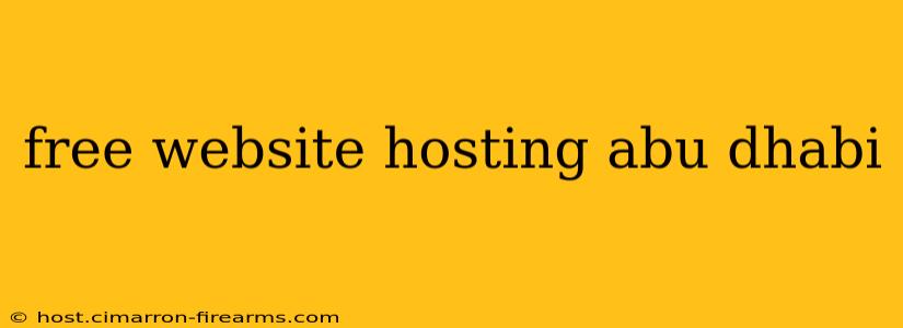 free website hosting abu dhabi