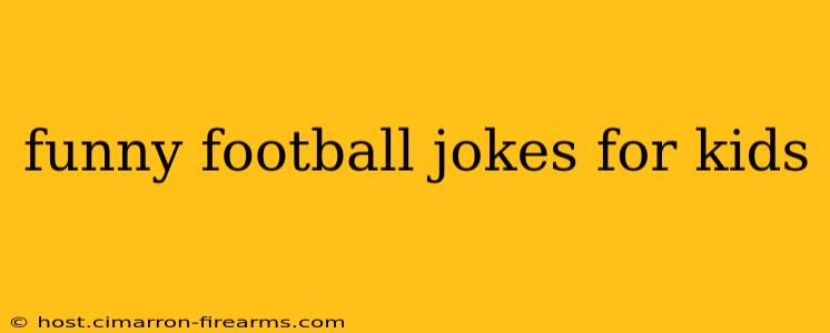 funny football jokes for kids