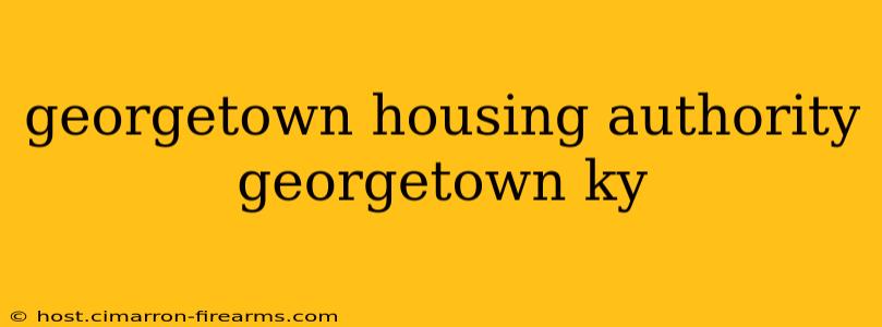 georgetown housing authority georgetown ky