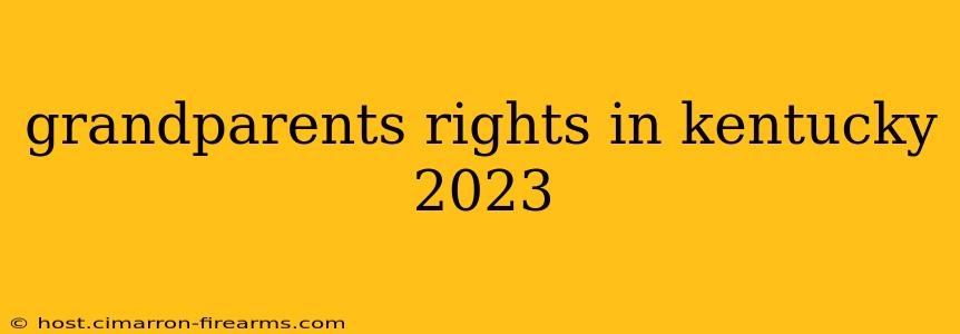 grandparents rights in kentucky 2023