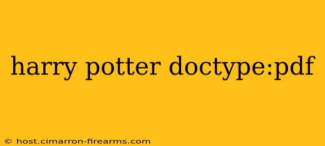 harry potter doctype:pdf