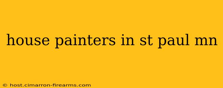 house painters in st paul mn