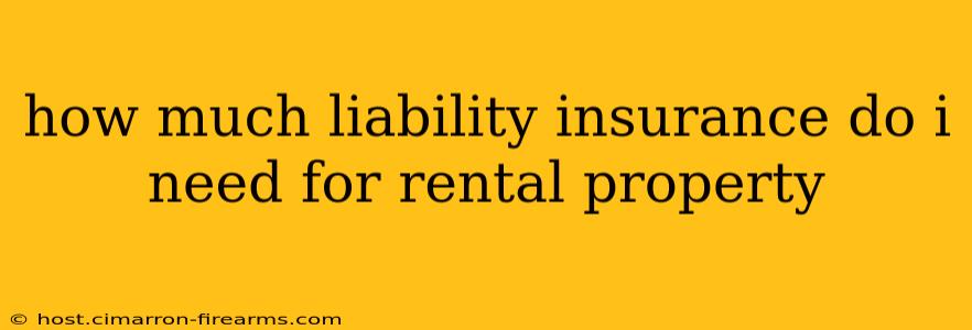 how much liability insurance do i need for rental property