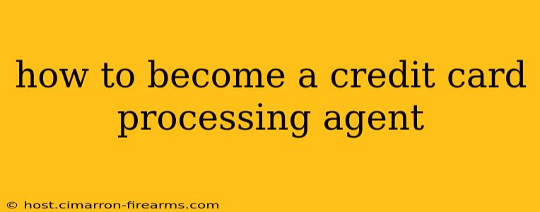 how to become a credit card processing agent