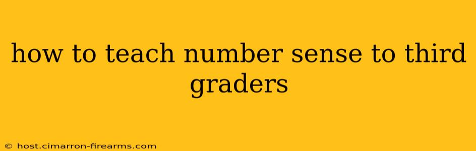 how to teach number sense to third graders