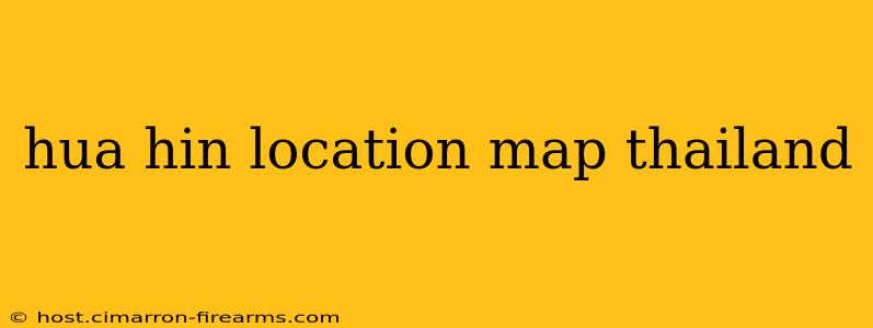 hua hin location map thailand