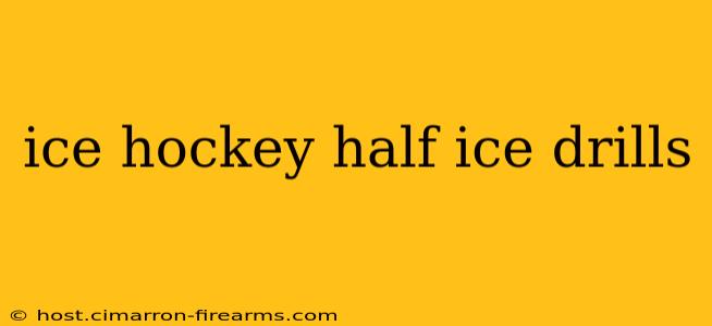 ice hockey half ice drills